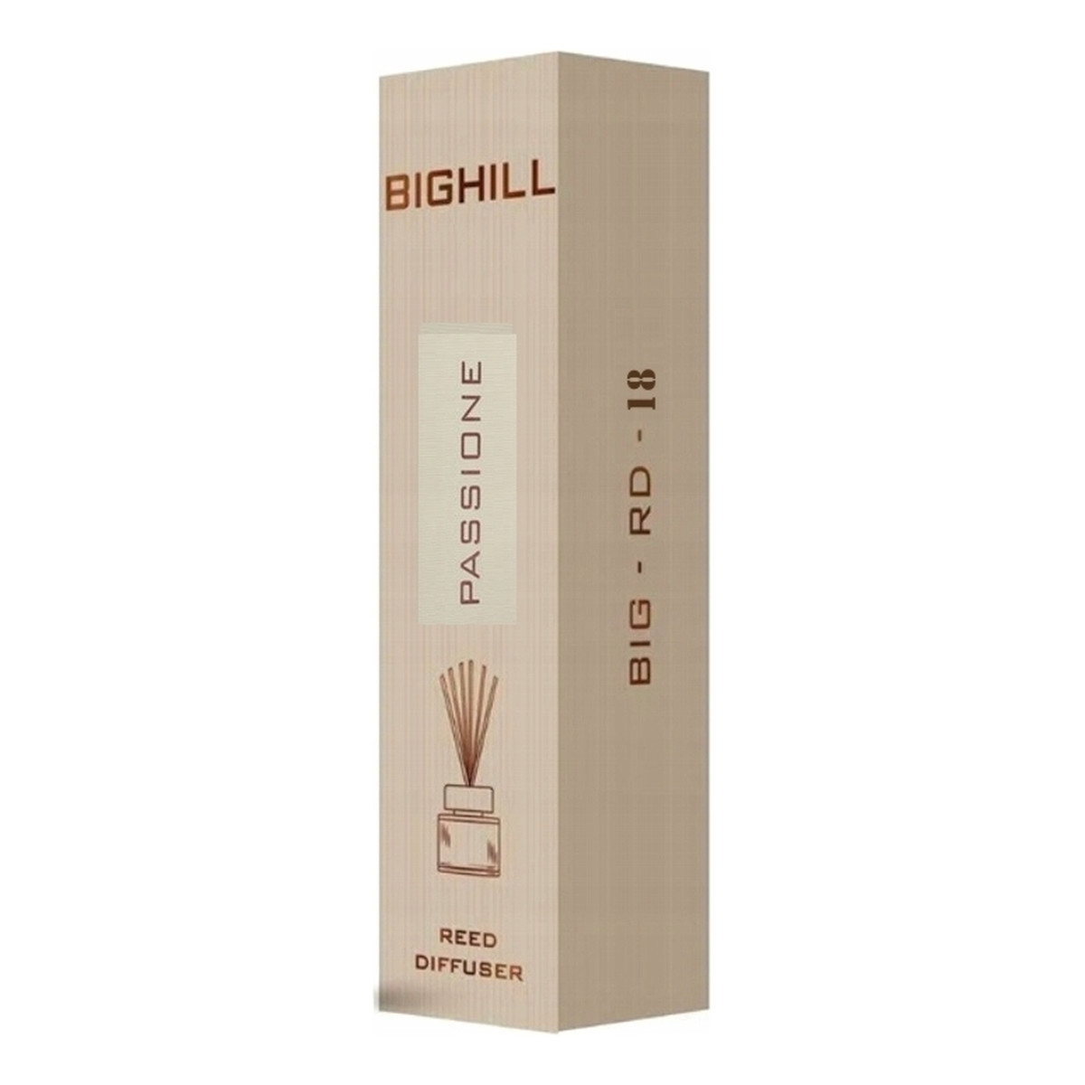 Bighill Ekskluzywny dyfuzor zapachowy z patyczkami - Passione 120ml