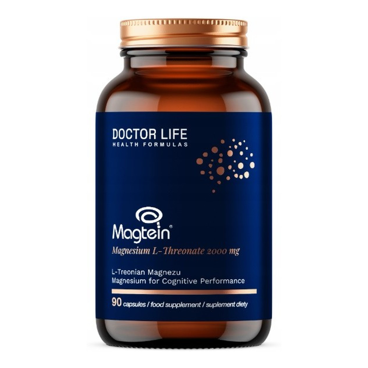 Doctor Life Magtein Magnesium L-Threonate suplement diety 90 kapsułek