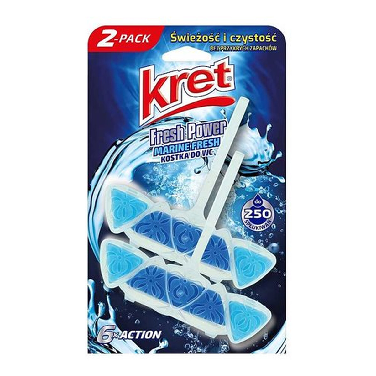 Kret Fresh Power zawieszka do WC Marine Fresh 2x40g 80g
