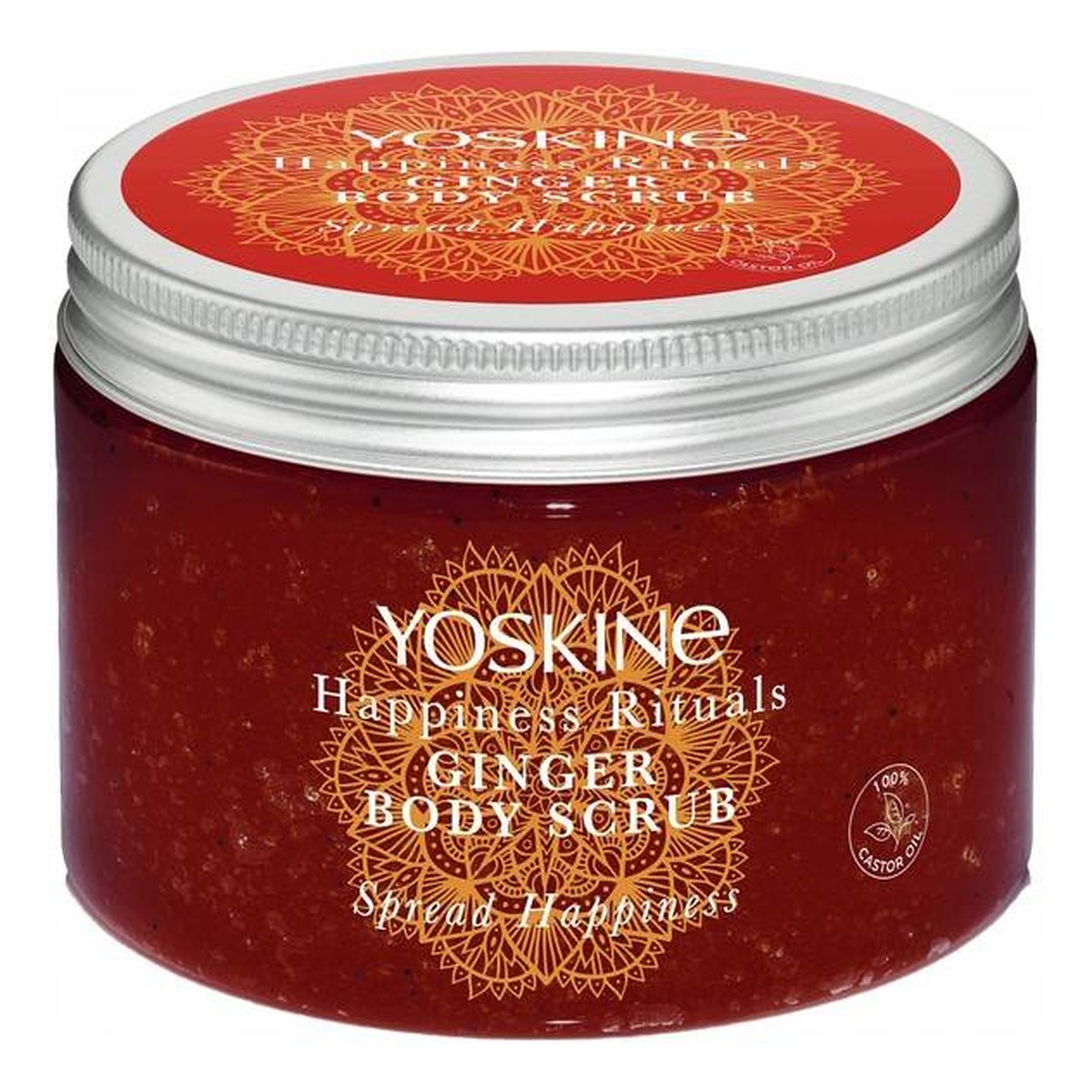 Yoskine Happiness Rituals Cukrowy Peeling do ciała Ginger 300g