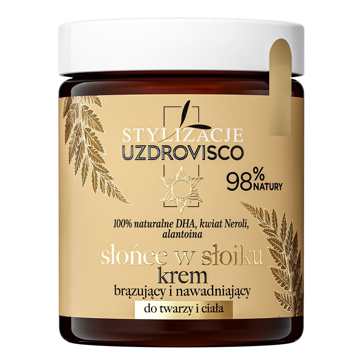 Uzdrovisco Stylizacje Krem brązujący i nawadniający do twarzy i ciała słońce w słoiku 170ml