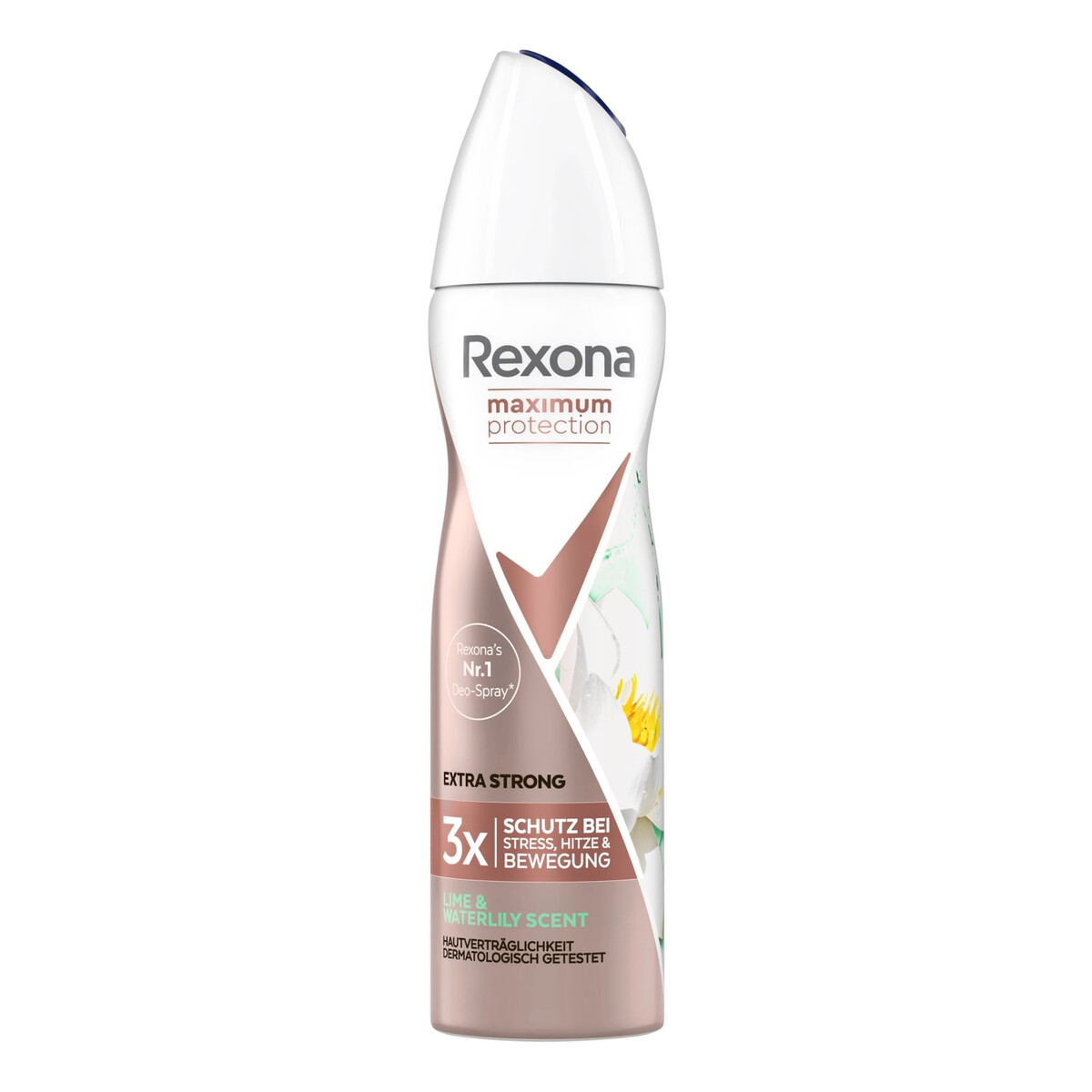 Rexona Maximum Protection Lime & Waterlily Scent Antyperspirant w aerozolu dla kobiet 150ml