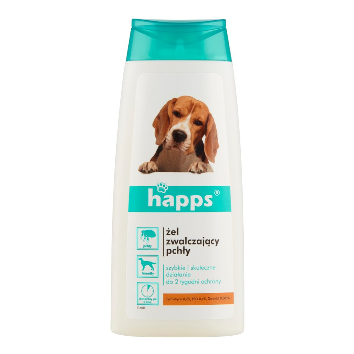 Happs Żel SZAMPON DLA PSÓW PRZECIW PCHŁOM 150ml