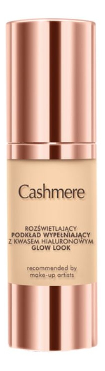 Rozświetlający podkład wypełniający z kwasem hialuronowym