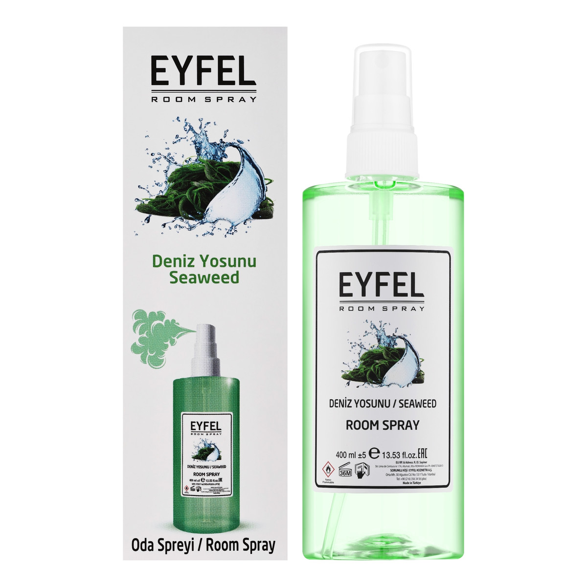Eyfel Odświeżacz powietrza w sprayu Seaweed