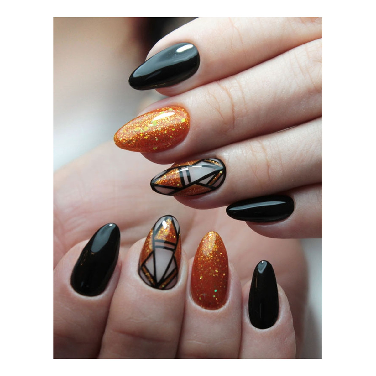Semilac Black and White Lakier Hybrydowy Do Paznokci 7ml