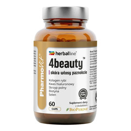 4beauty™ skóra włosy paznokcie suplement diety 60 Kapsułek