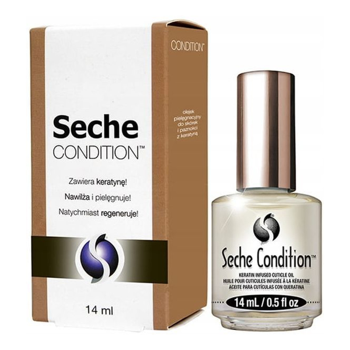 Seche Condition olejek pielęgnacyjny do skórek i paznokci z keratyną 14ml