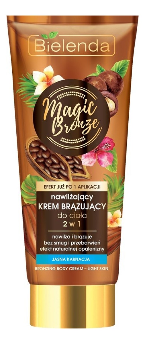 Nawilżający Krem brązujący do ciała 2w1 - jasna karnacja