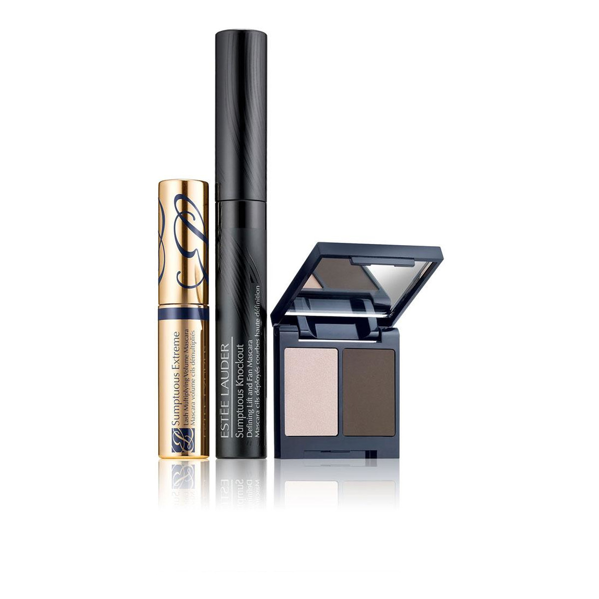 Estee Lauder Sumptuous Knockout Mascara 6ml + Pure Color Envy Sculpting Eye Shadow + Sumptuous Extreme Mascara Black 2,8ml Zestaw do makijażu