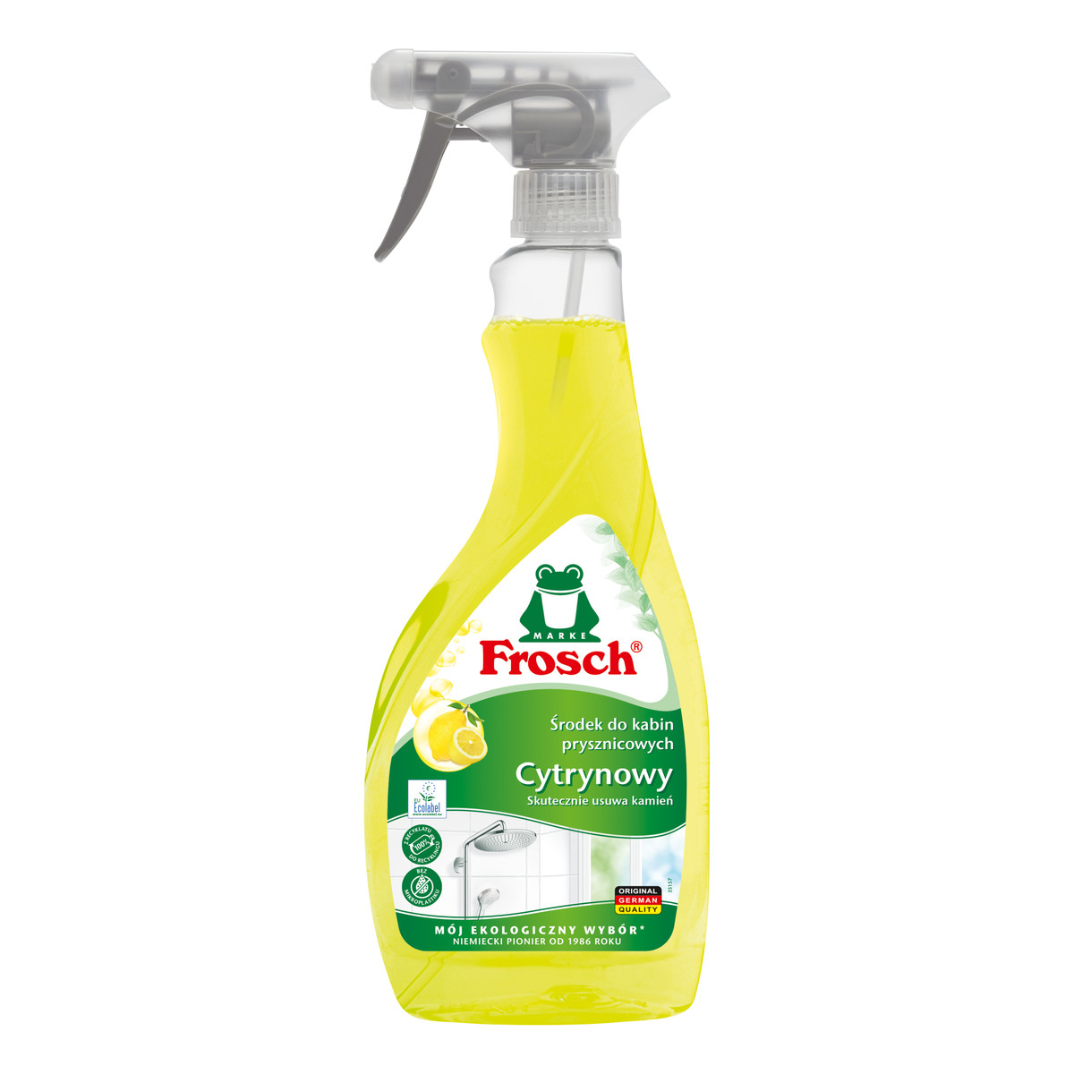 Frosch Cytrynowy Środek do Czyszczenia Kabin Prysznicowych 500ml