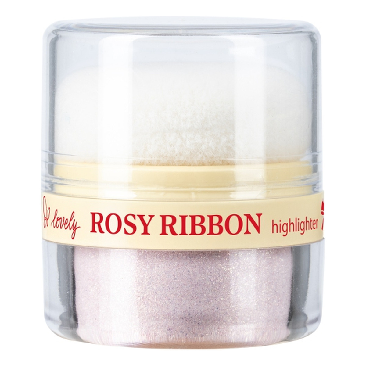 Lovely Rosy Ribbon Highlighter sypki rozświetlacz do twarzy i ciała 2g