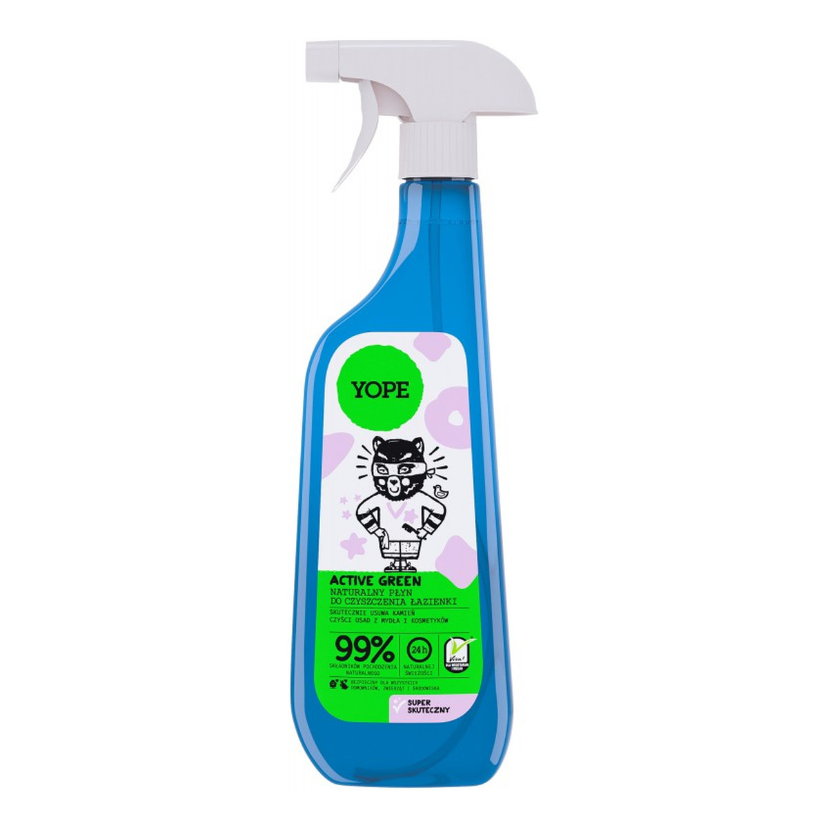 Yope Active Green Naturalny płyn do czyszczenia łazienki 750ml