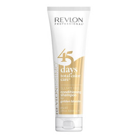 Revlonissimo 45 days conditioning shampoo szampon i odżywka podtrzymująca kolor golden blondes