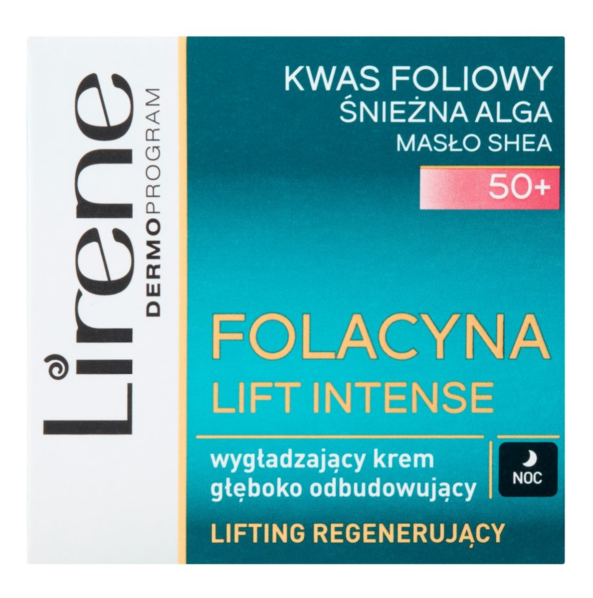 Lift Intense 50+ Wygładzający krem głęboko odbudowujący na noc