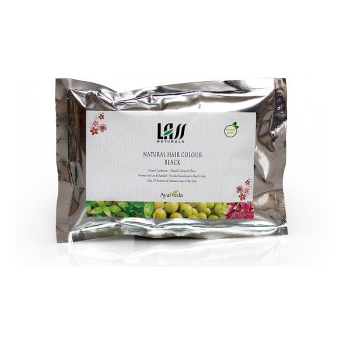 Lass Naturals Black Henna Do Włosów Czarna 100g