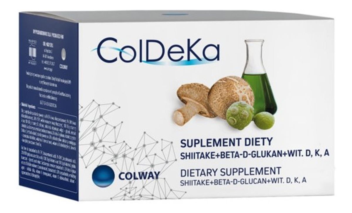 ColDeKa Dietary Supplement suplement diety z olejem z wątroby dorsza oraz witaminą A, D i K 60 kapsułek