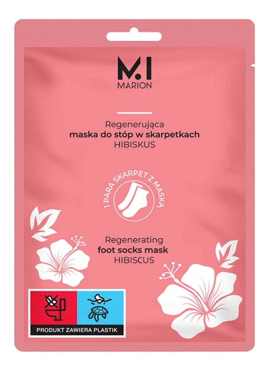 Maska do stóp skarpetki Hibiskus 2x15ml