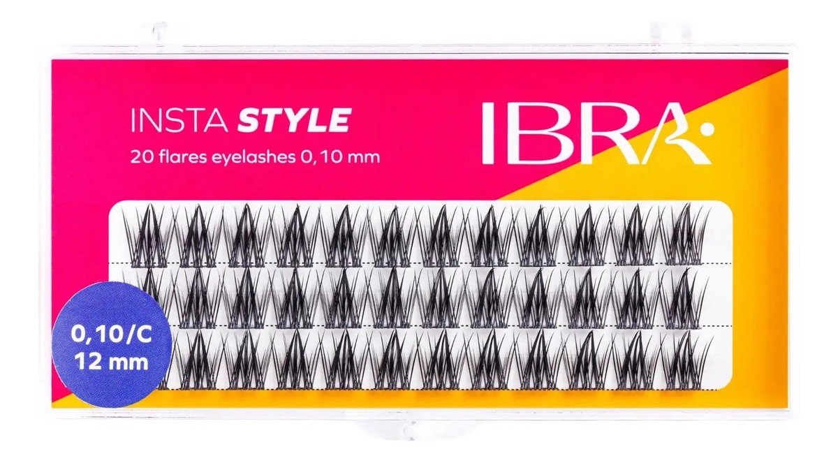 Kępki rzęs insta style 12 mm