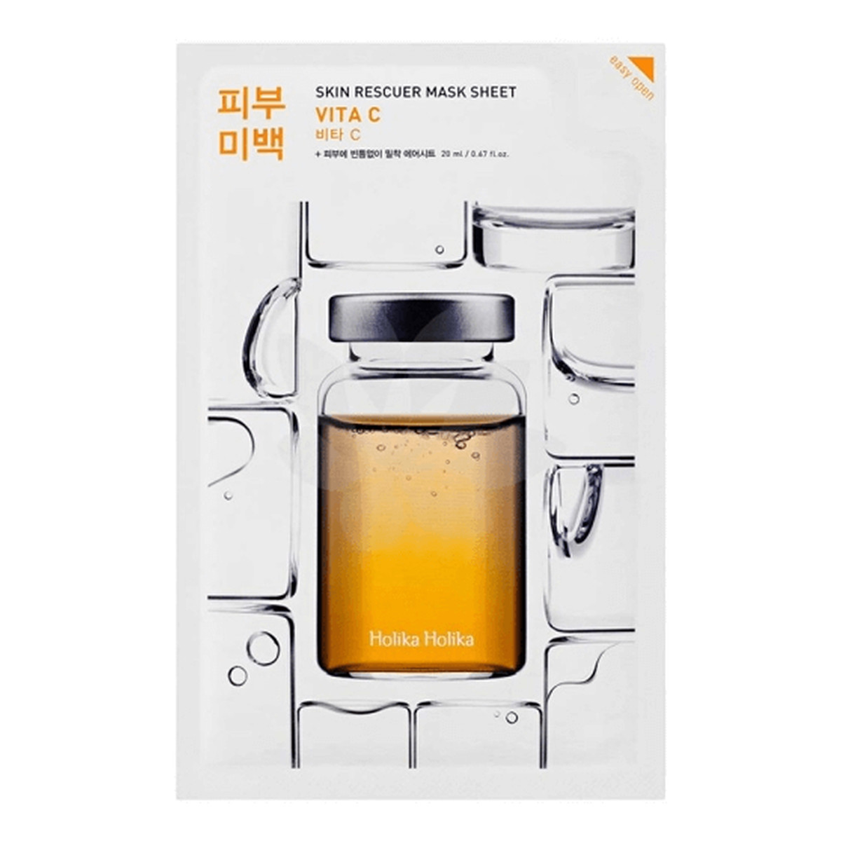 Holika Holika Skin Rescuer Mask Sheet maska w płacie Vita C rozjaśniająca 1 sztuka 20ml