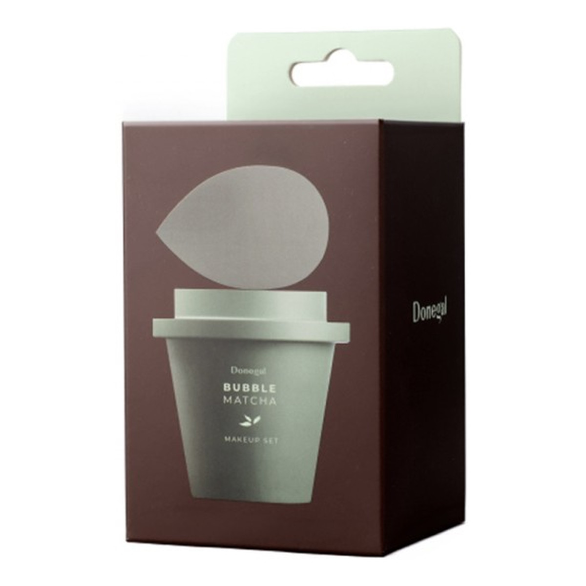 Donegal Bubble Matcha Set Gąbka do makijażu z etui