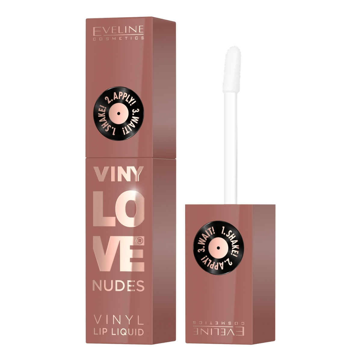 Eveline VinyLove Nudes długotrwała pomadka płynna z efektem winylowym 4ml