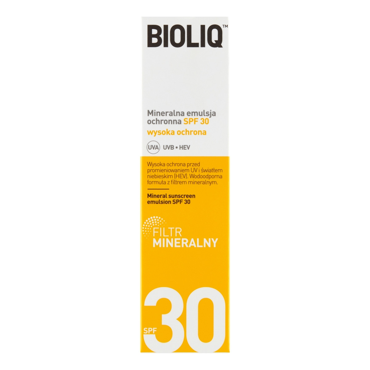 Bioliq Mineralna Emulsja ochronna spf30 30ml