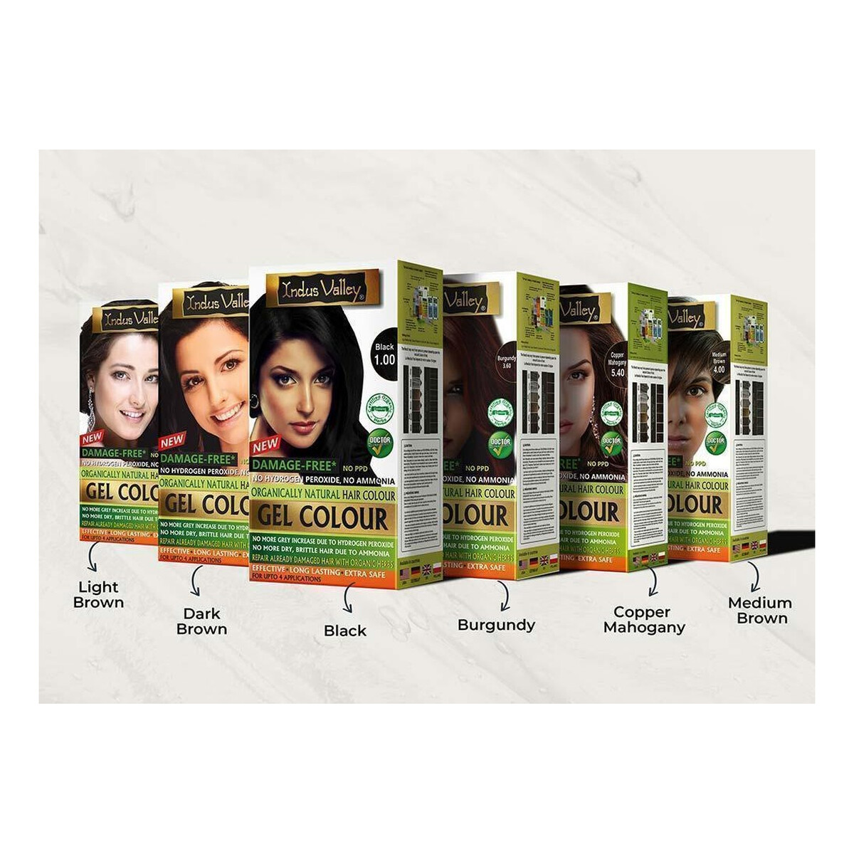 Indus Valley Gel Colour Żelowa farba do włosów