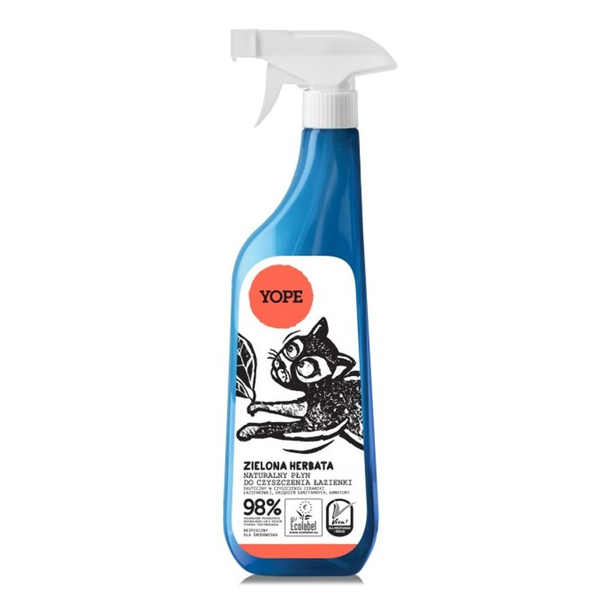 Yope Zielona Herbata Naturalny płyn do czyszczenia łazienki 750ml