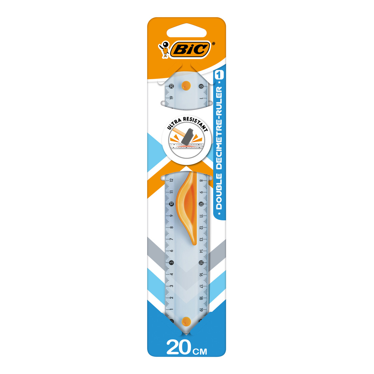 Bic Linijka Double Ruler 20 cm