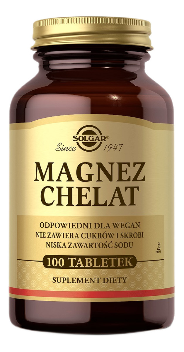 Magnez chelat suplement diety 100 tabletek