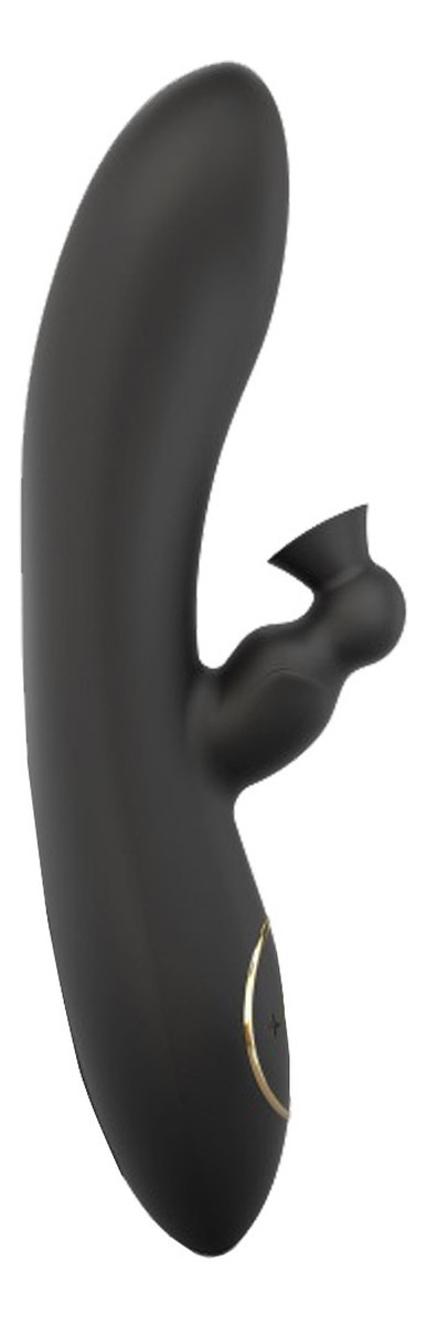 Divine rabbit wibrator typu króliczek ze stymulacją punktu g oraz łechtaczki black