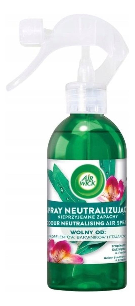 Spray neutralizujący nieprzyjemne zapachy Tropikalny Eukaliptus & Frezja