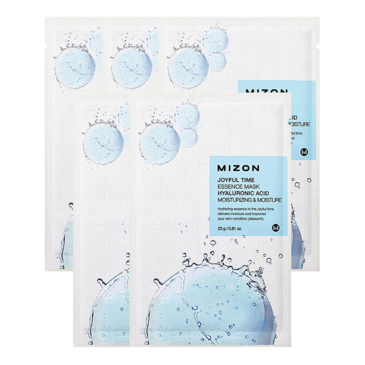 Mizon Joyful Time Essence Hyaluronic Acid Maska Nawilżająca W Płachcie 23g
