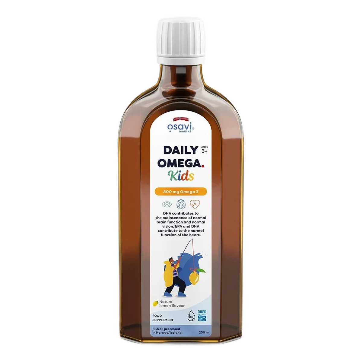 Osavi Daily Omega Kids 800mg Omega w płynie 250ml