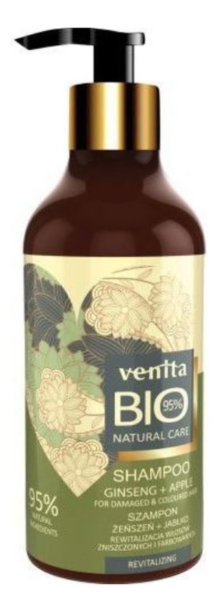 revitalizing hair shampoo szampon do włosów farbowanych i wymagających regeneracji żeńszeń & jabłko
