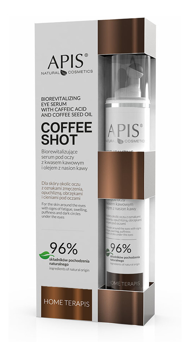 Coffee Shot Biorewitalizujące serum pod oczy z kwasem kawowym i olejem nasion kawy