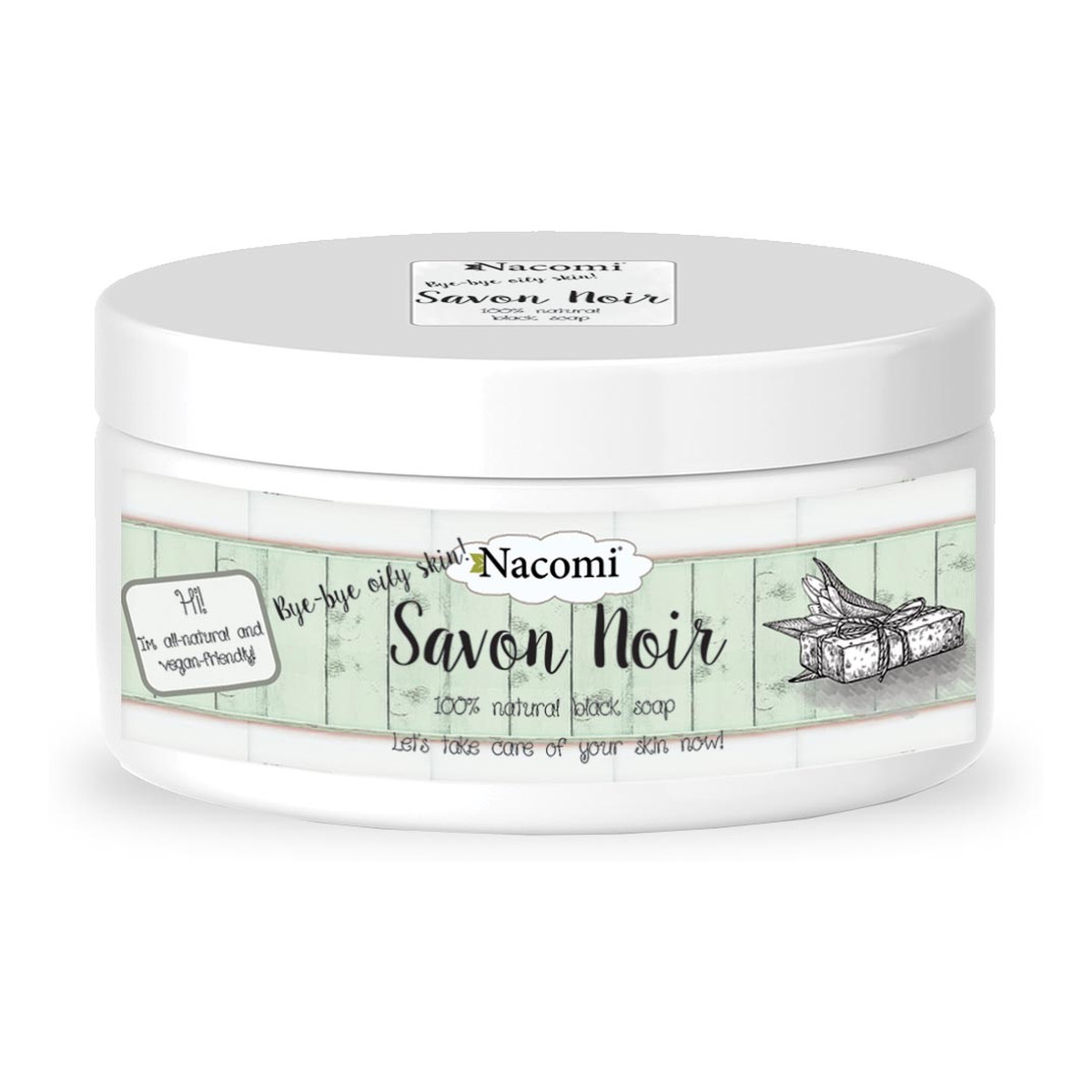 Nacomi Savon Noir Mydło Czarne Peeling Enzymatyczny Dogłębne Oczyszczanie 100% Naturalne 120ml