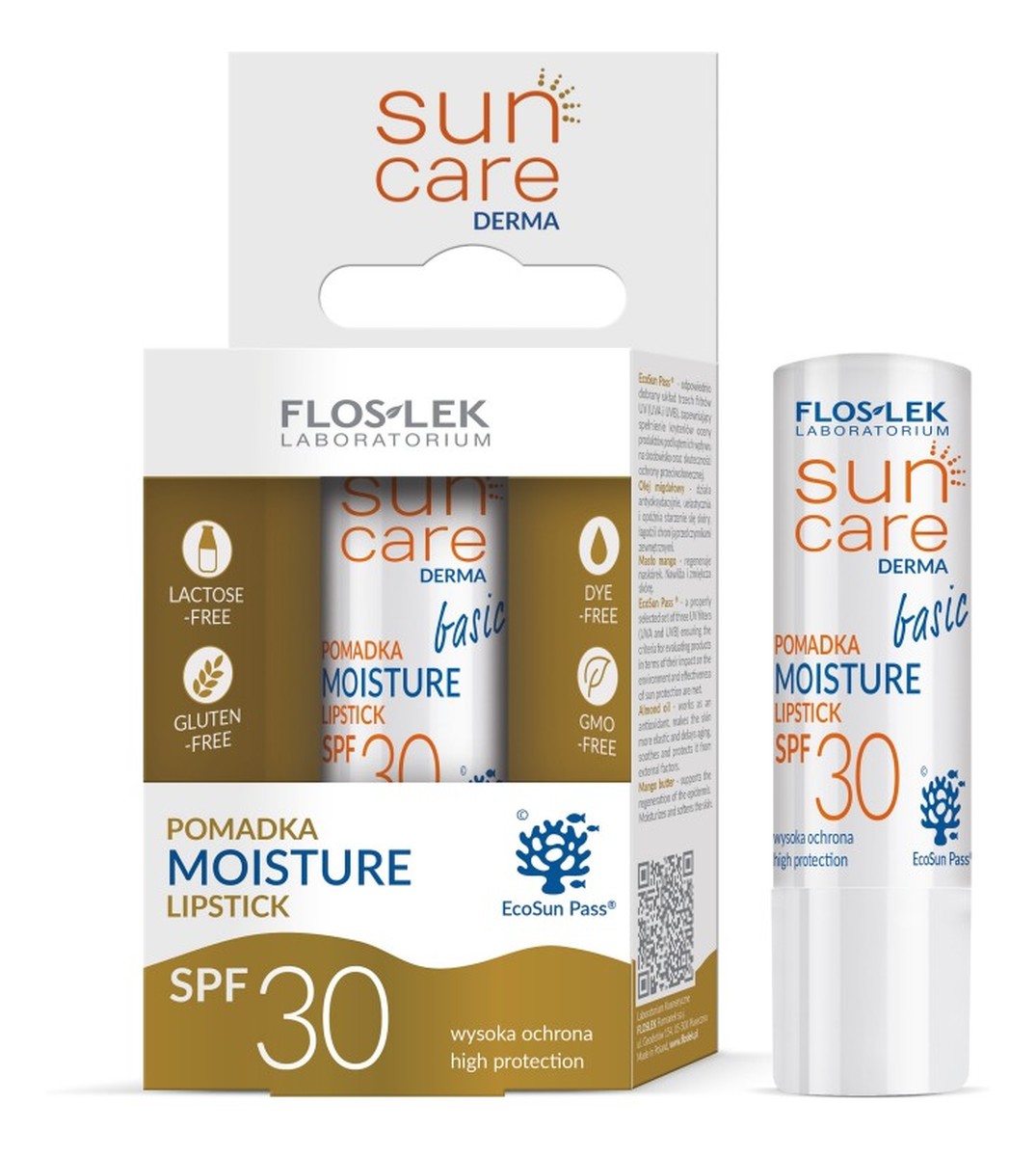 Derma Basic Pomadka Ochronna Do Ust SPF30