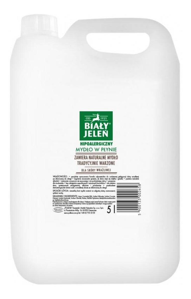 Mydło w płynie Hipoalergiczne zapas