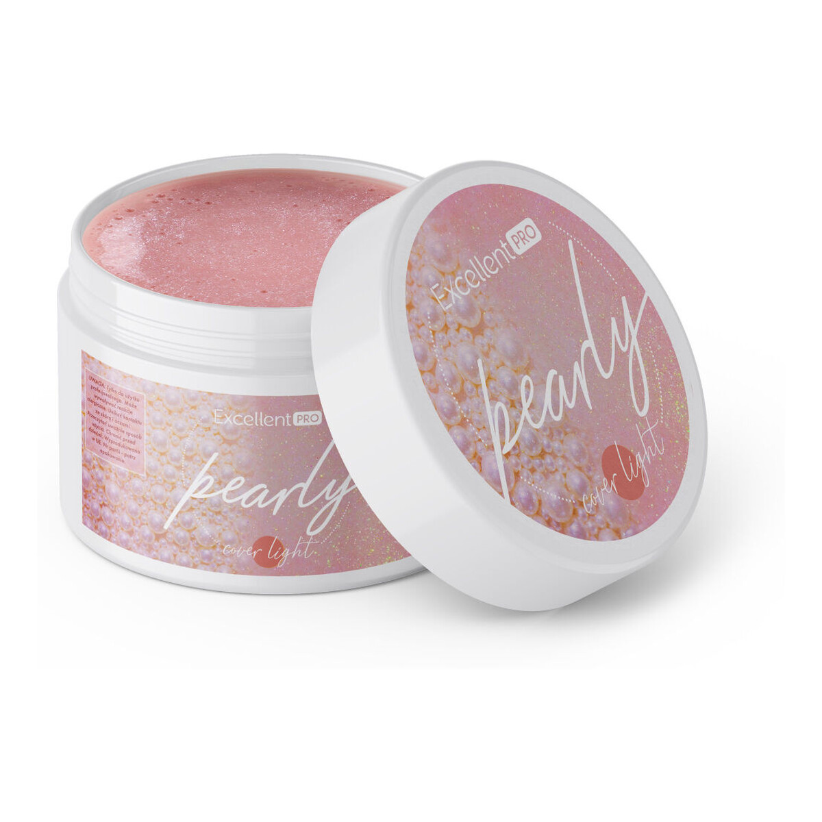 Excellent PRO Pearly Gel Żel budujący cover light 15g