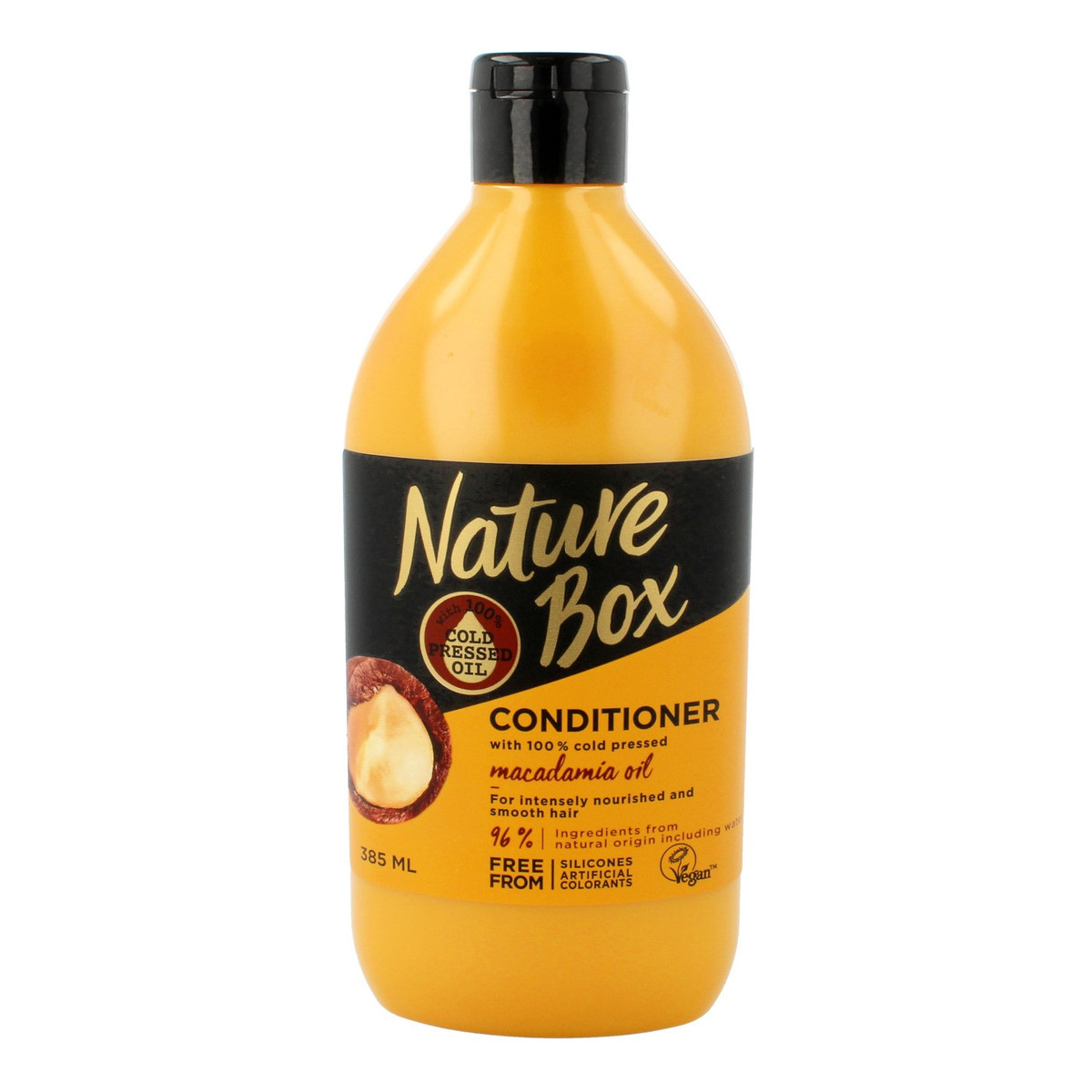Nature Box Macadamia Oil Odżywka do włosów odżywczo-wygładzająca 385ml