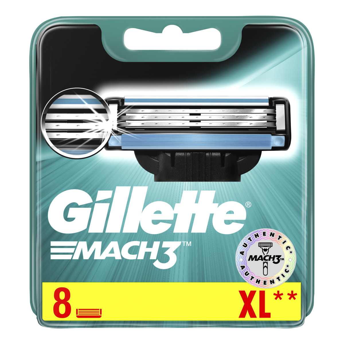 Gillette Mach3 Wkłady Do Maszynki 8szt.