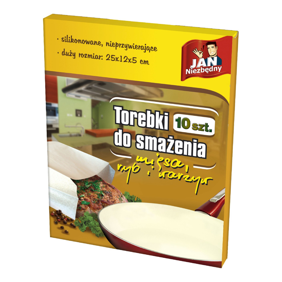 Jan Niezbędny Torebki do smażenia 1op-10szt