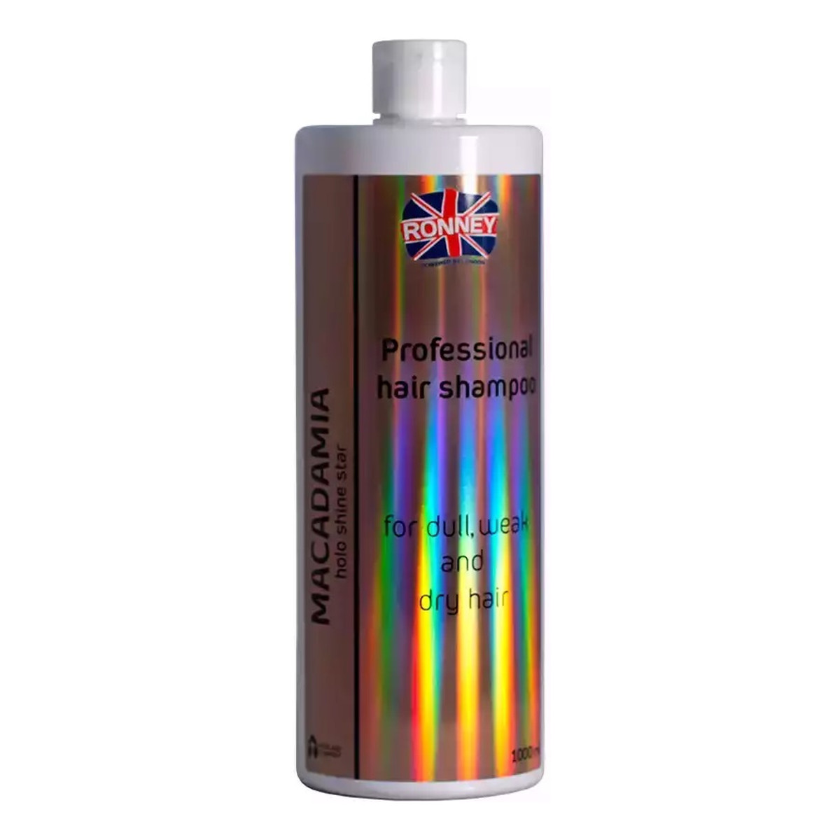 Ronney Macadamia holo shine star professional hair shampoo szampon do włosów suchych 1000ml