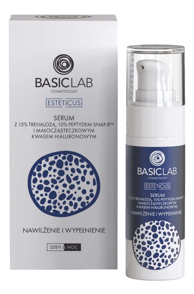 serum z trehalozą 15% i 10% peptydem Nawilżenie i Wypełnienie