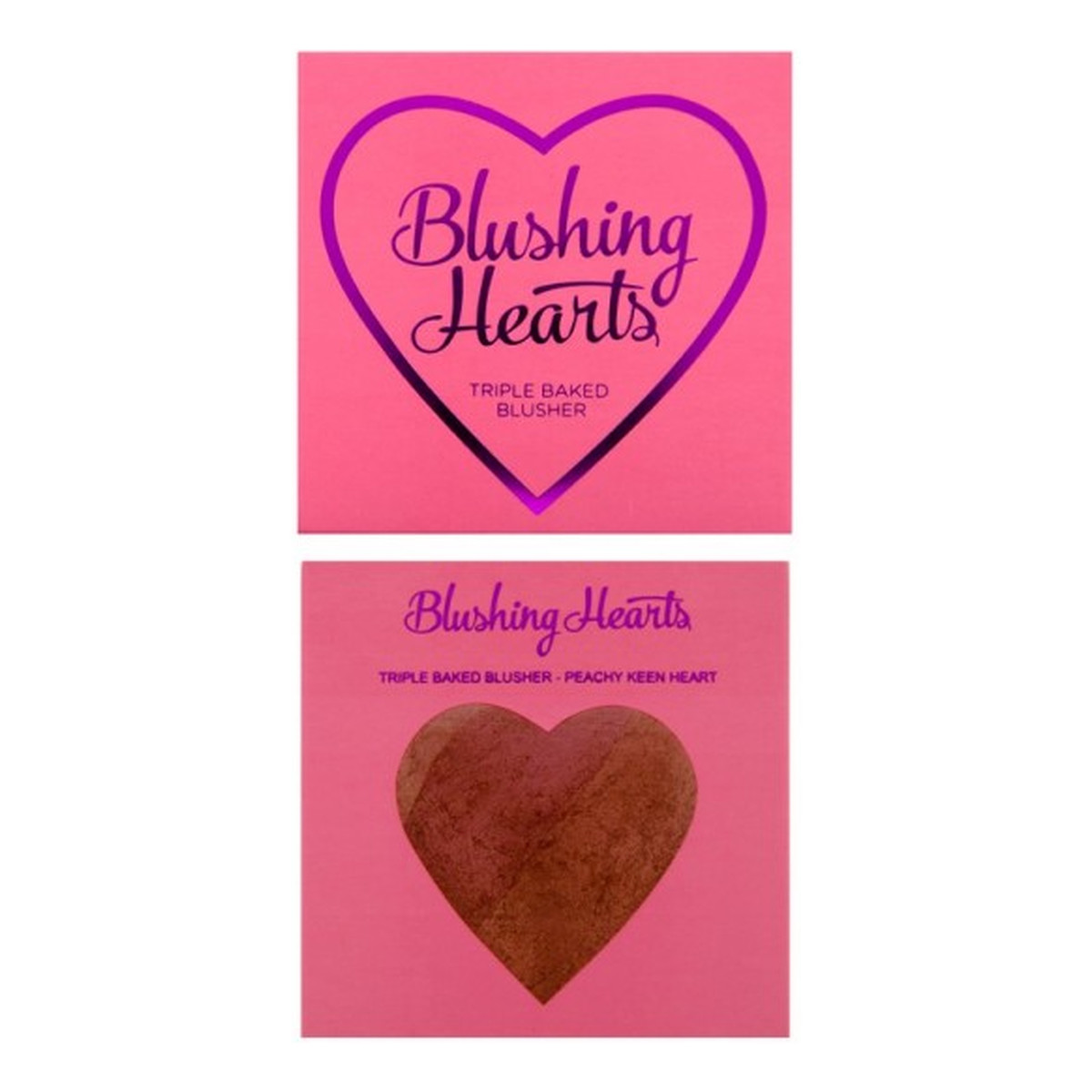 Makeup Revolution Blushing Hearts Peachy Keen Heart Róż Do Policzków 10g