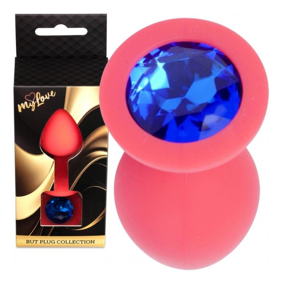 Silicone korek analny Red M