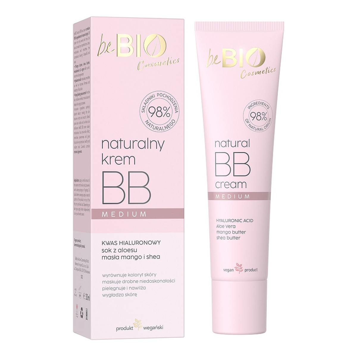 Be Bio Ewa Chodakowska Naturalny Krem do twarzy bb medium 30ml