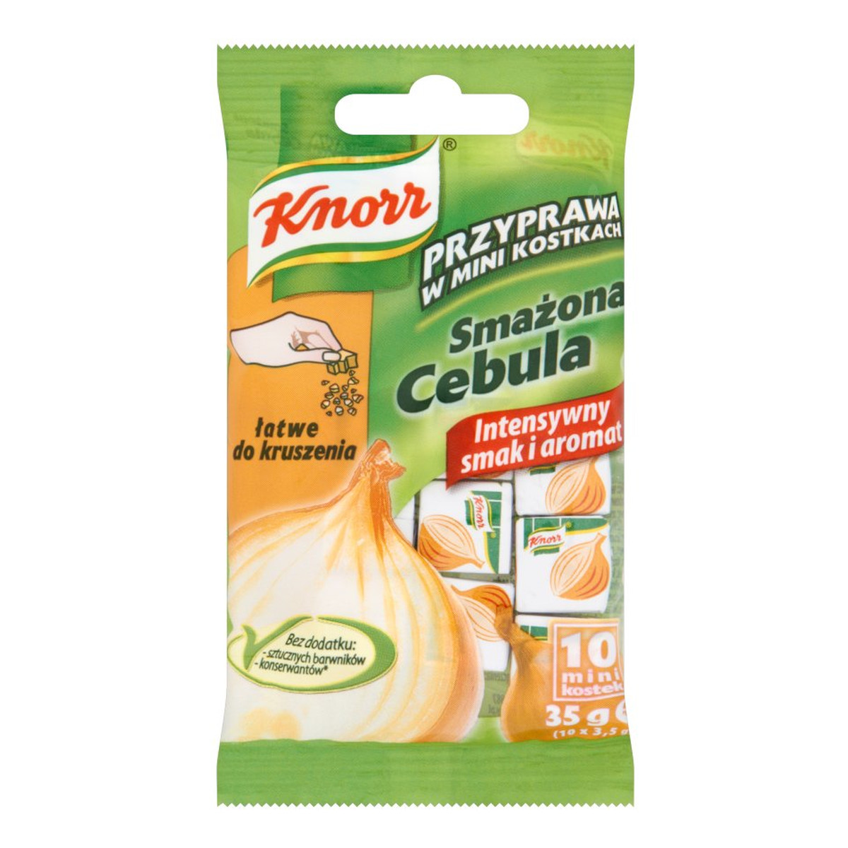 Knorr Przyprawa w mini kostkach Smażona cebula (10 mini kostek) 35g